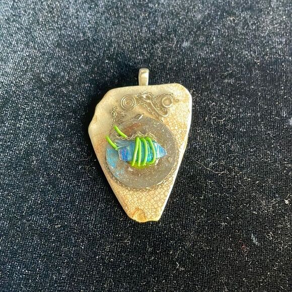 Handcrafted Stone Pendant  - Picture 1 of 5